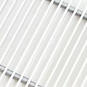 Рулонная решетка Techno алюминиевая белая RAL 9016 PPA 150-1000