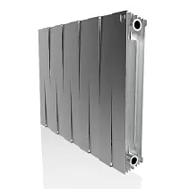 Радиатор биметаллический Royal Thermo PianoForte 500 /Silver Satin/ 10 секций