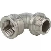 Stout угольник с упором НВ никелированный 1 1/2"