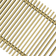Рулонная решетка Techno алюминиевая золото PPA 300-2600