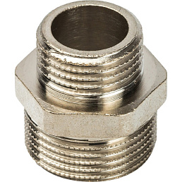 Stout ниппель НН переходной никелированный 1 1/2"x1