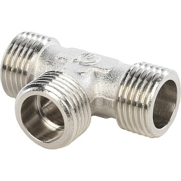Stout тройник НН никелированный 1"x1"x1"