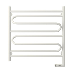 Электрический полотенцесушитель Сунержа ЭЛЕГИЯ 2.0 600х600 / МЭМ правый / матовый белый