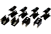 Комплект крепления Zehnder Set CVD 4xBH+CVD1, чёрный RAL 9217, 4 шт.