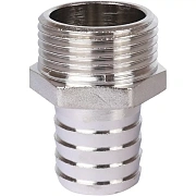 Stout штуцер НР никелированный 1"x25