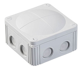 Коробка распределительная WISKA COMBI 308/5 LG (85х85х51), IP 66/67, с клеммником, серая